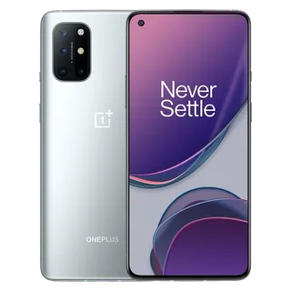 一加8t银色背面正面