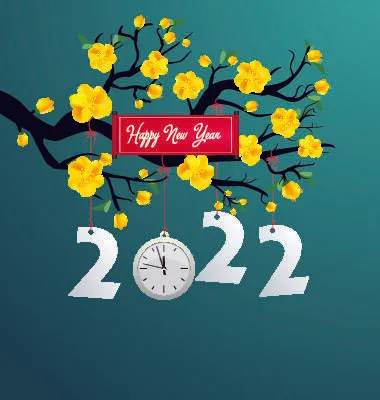 设计红色新年2022背景eps,ai矢量模版下载