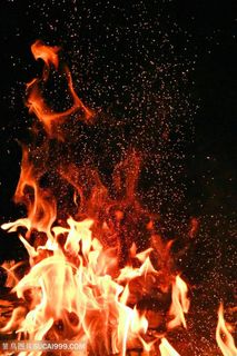 红色橙色的火苗