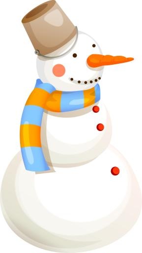 雪人 PNG免抠(1637x2900)