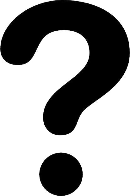 问号 PNG, ?图标 PNG 黑色免抠