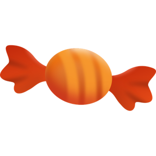 糖果简笔画元素