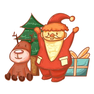 圣诞节平安夜冬季双旦设计圣诞装饰海报元素