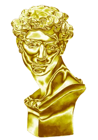 金雕像免抠图