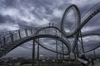 过山车黑白图片