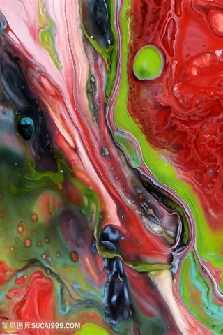 抽象时尚水彩艺术油画装饰画