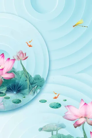 夏天 夏日清爽背景