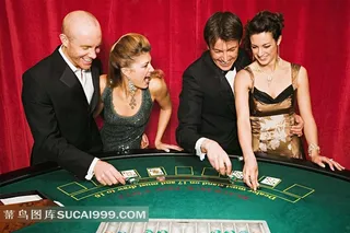 赌场暧昧的情侣素材