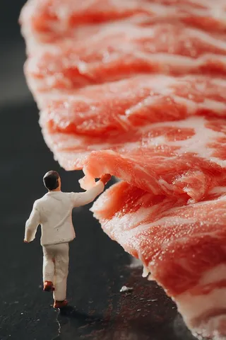 火锅菜品配菜肥牛片