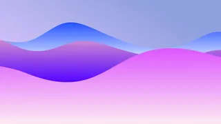 极简剪纸波浪弥散光渐变背景图