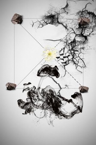 复古工笔画中国风PSD模板