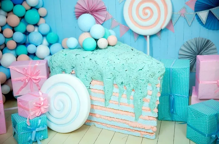 儿童照相拼接背景