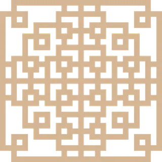 简约风中式传统图案窗花贴画镂空窗户瓷砖PNG免扣图片素材 (72)