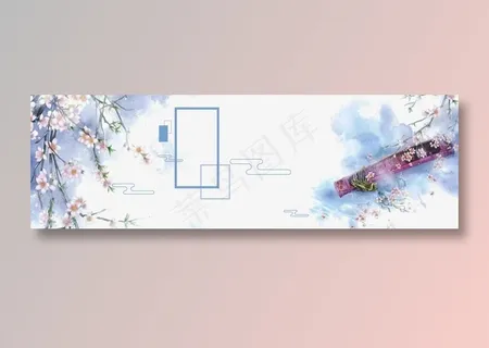 复古中国风古风国画背景素材