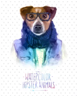 拟人动物 卡通头像