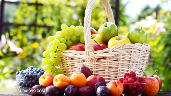 葡萄苹果植物水果篮生态大自然摄影