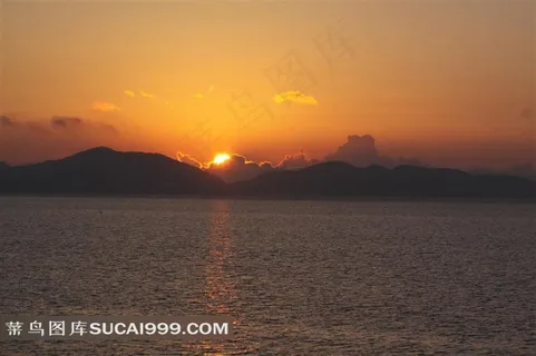 舟山日出图片素材