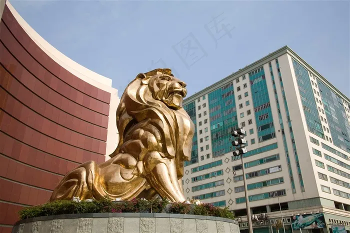 石狮铜狮造型图建筑图片图片素材