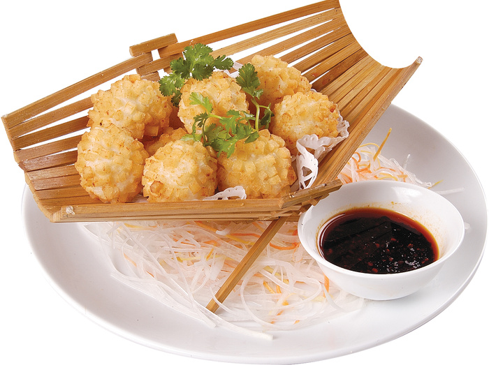 酥炸萝卜丸子