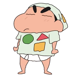 蜡笔小新可爱人物免扣素材