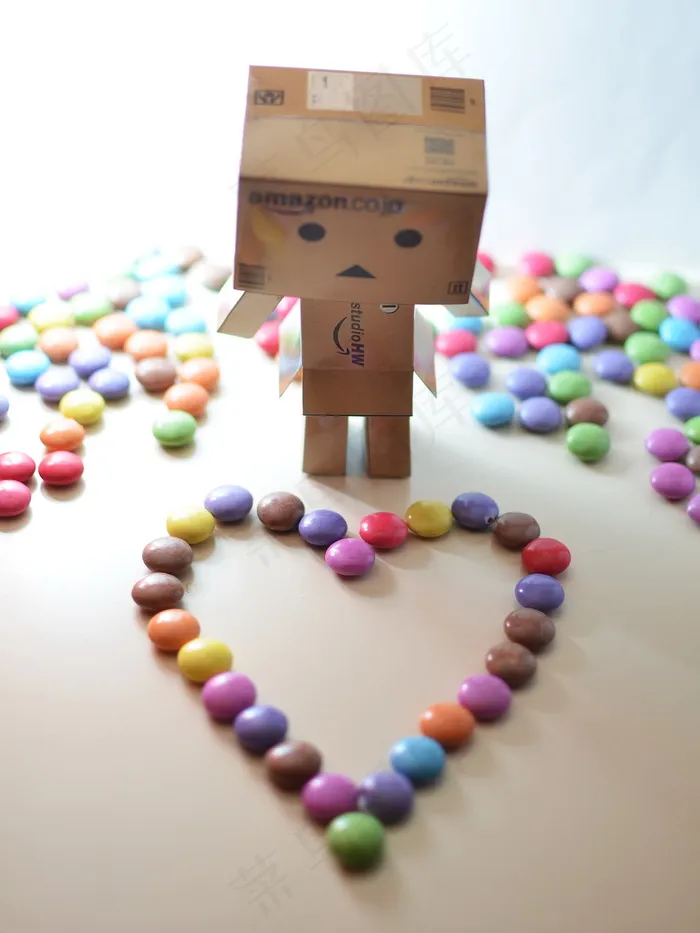 纸盒人表白图片