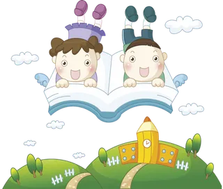 孩子学习卡通
