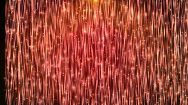 电影领队, 电影学分, 窗帘, 星星, 闪光, 红色的