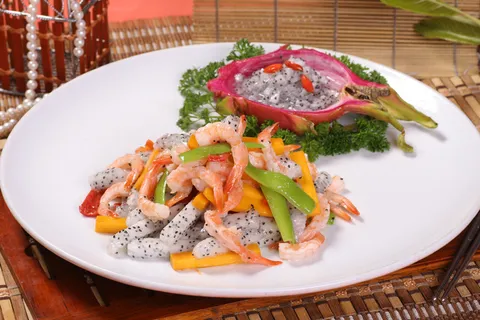 火龙凤尾虾 -鑫丰阳光大酒店