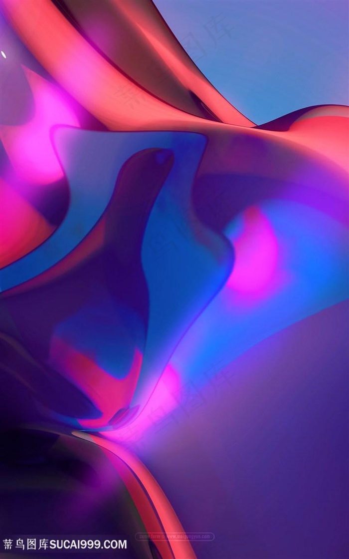 炫彩流动科技背景