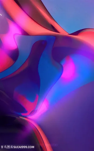 炫彩流动科技背景