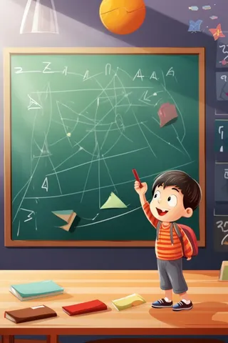 课室清新学习儿童背景