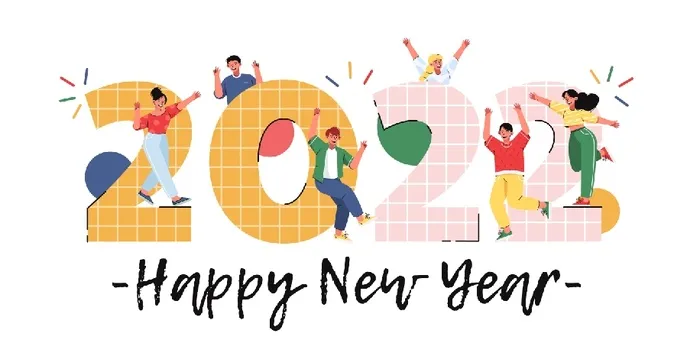 新年快乐2022年设计ai矢量模版下载