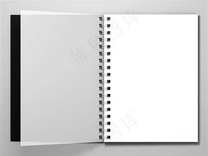 空白书本画册