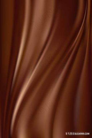 巧克力色渐变丝滑布料背景