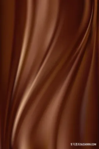 巧克力色渐变丝滑布料背景