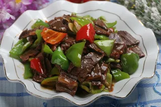 尖椒炒驴肉