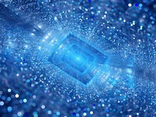 唯美蓝色质感背景素材图片