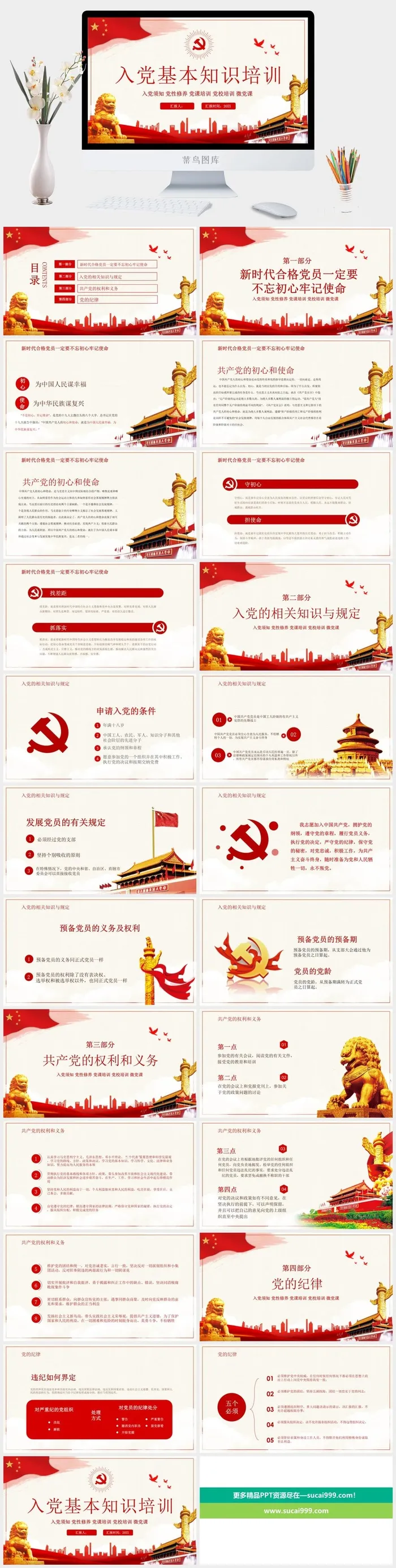 积极分子入党知识培训PPT模板