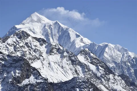 巍峨的雪山哦 巍峨的雪山哦