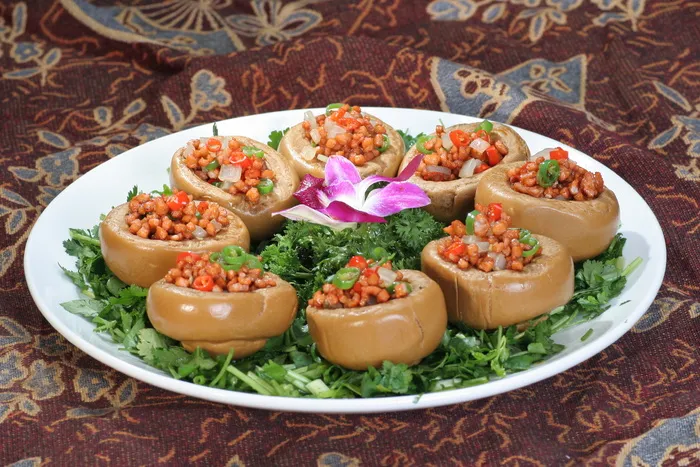 荞麦包鹿肉松 (3)