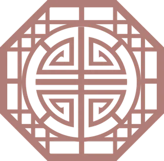 简约风中式传统图案窗花贴画镂空窗户瓷砖PNG免扣图片素材 (92)