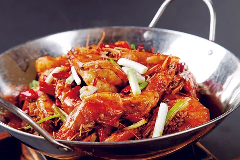 干锅美食焖锅湘菜麻辣香辣纸锅干锅香辣虾