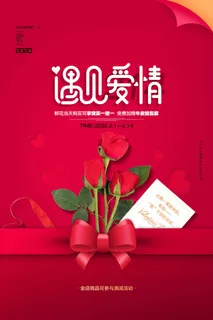 2.14情人节 情人节宣传海报 2.14情人节 情人节宣传海报