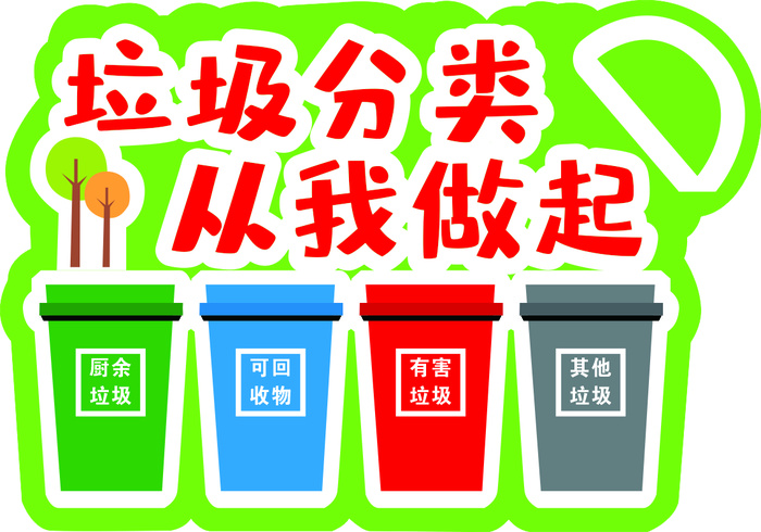 垃圾分类 从我做起