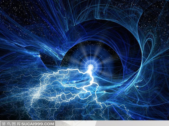 深蓝,梦幻,科技,满天星,线,电,高清图片