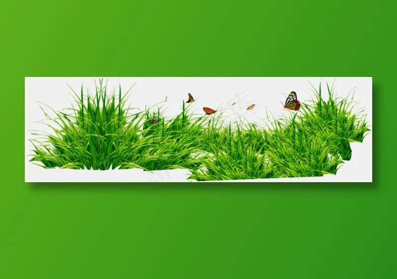 草地免扣png  