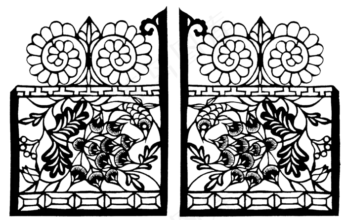 免扣素材中国风