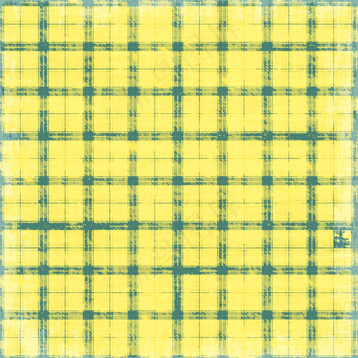 黄色格子布纹背景图片