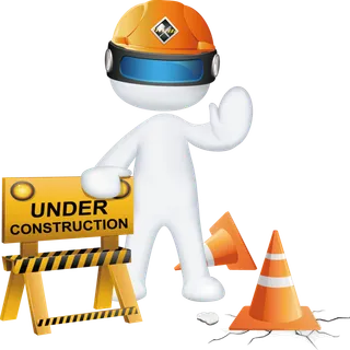 多行业戴眼镜科技感3D小人 免抠