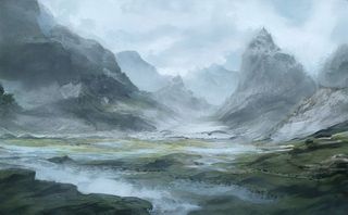 冬天自然背景风景